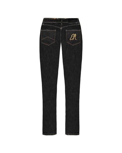 Armani Black Emporio J85 Regular Fit Tight Leg Jeans