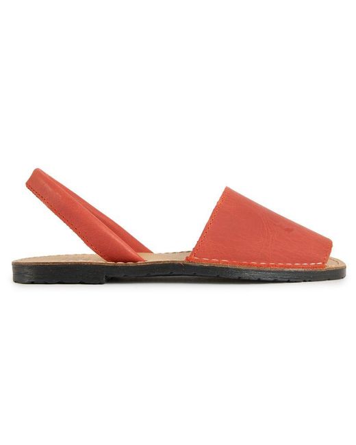 Sole Red Ldn Macaw Nubuck Menorcan Sandals