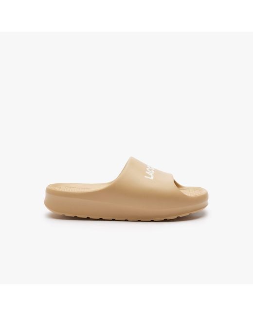 Lacoste Natural Womenss Serve 2.0 Sliders