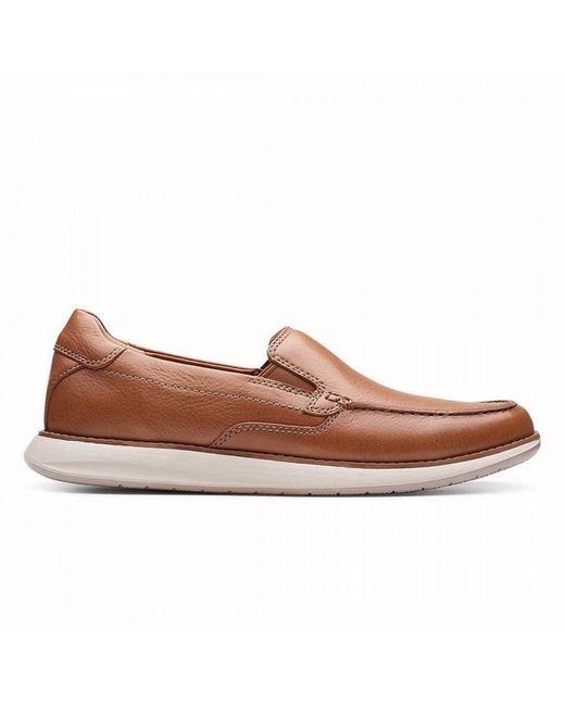 Clarks Brown Un Pilot Shoes Nubuck Leather for men