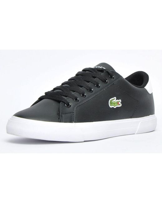 Lacoste Lerond Plus Trainers in Black for Men Lyst UK