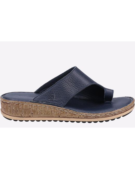 Hush Puppies Blue Elissa Leather