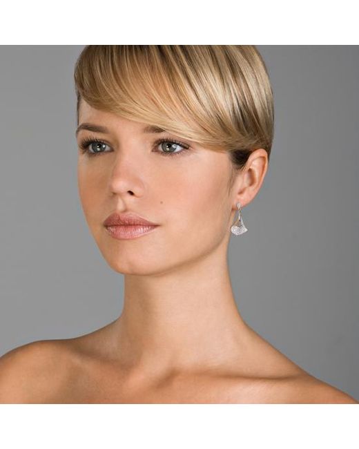 Orphelia Dames 925 Sterling Zilveren Oorbellen in het Brown