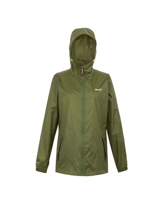 Regatta Green Ladies Pack It Iii Waterproof Jacket (Nephrite)