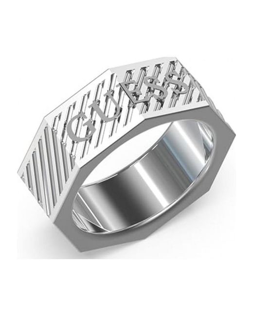 Guess Gray Jumr03030Jwst66 Ring for men