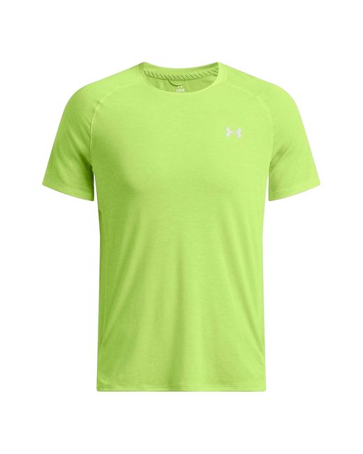 Under Armour Green Launch Trail Run Raglan T-Shirt for men