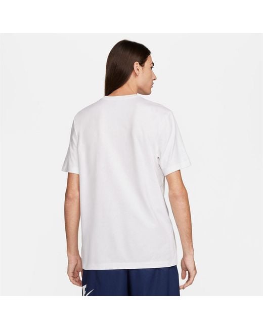 Nike White M Nsw T 12Mo Fu for men