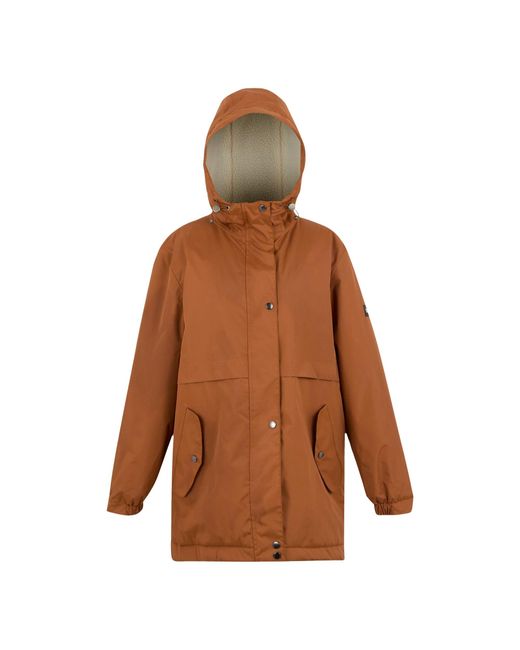 Regatta Brown Ladies Brielly Insulated Waterproof Jacket (Glazed Ginger)