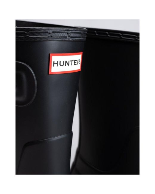Hunter Black Original Short Boots for men