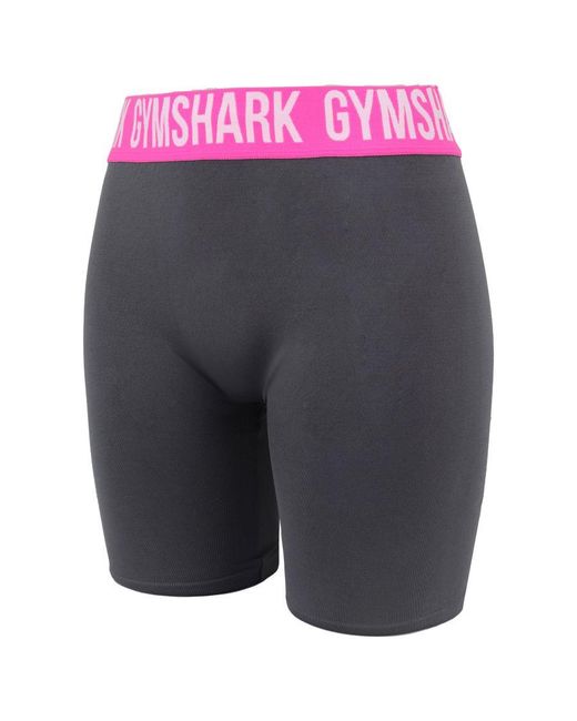 GYMSHARK Gray Seamless Cycling Shorts