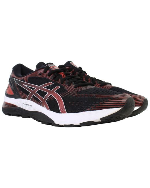 Asics Black Gel-Nimbus 21 Running Shoes for men