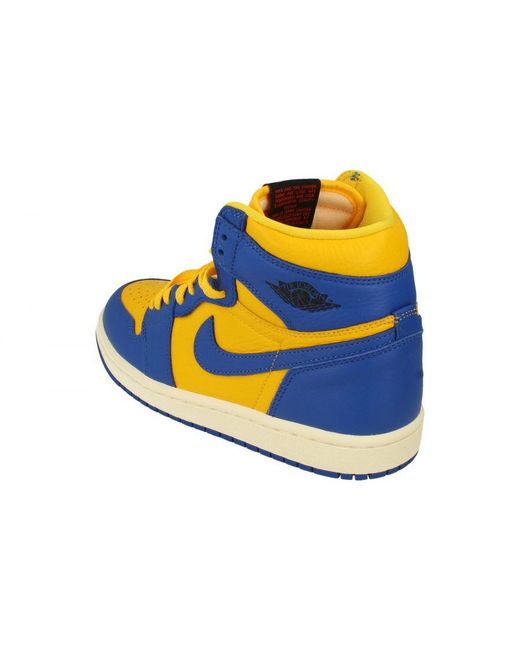 Nike Blue S Air Jordan 1 Retro Hi Og Trainers Fd2596 Sneakers Shoes