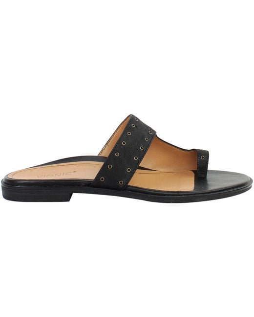 Vionic Brown Lupita Sandals Leather