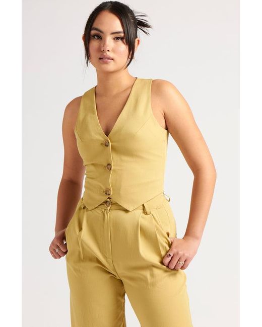 Urban Bliss Green Lime Waistcoat