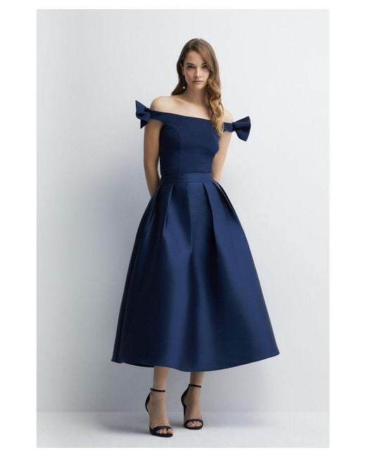 Coast Blue Volume Twill Bridesmaids Maxi Skirt
