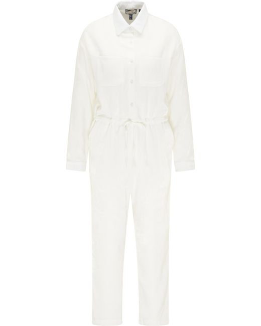 Dreimaster Jumpsuit in het White