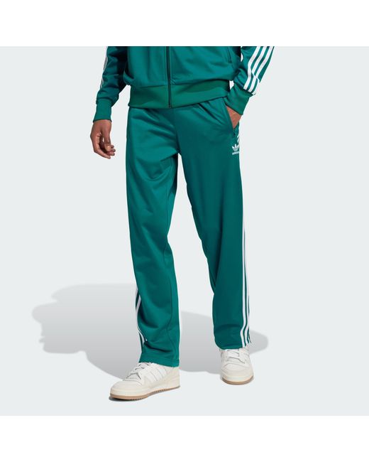 Adidas Green Adicolor Classics Firebird Track Pants for men
