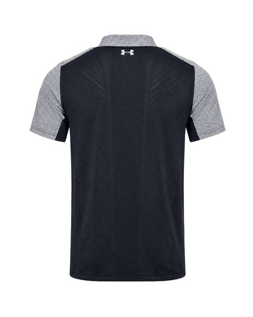 Under Armour Gray Centre Court Polo Shirt for men
