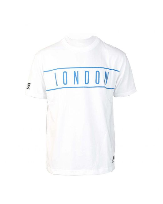 New Balance White Nb Athletics Amplified T-Shirt for men