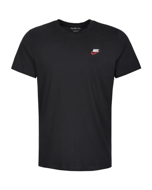 Nike Black 3 Pack Sportswear Club T Shirt for men