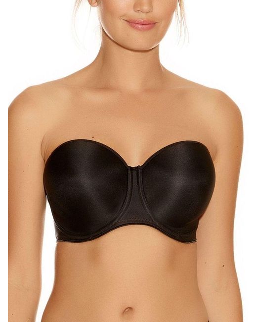 Fantasie Black Smoothing Strapless Bra