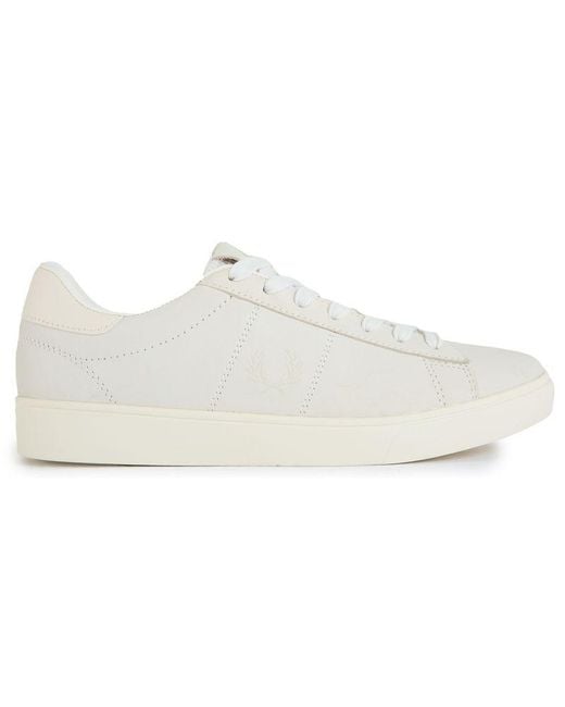 Fred Perry White Spencer Nubuck Trainers for men