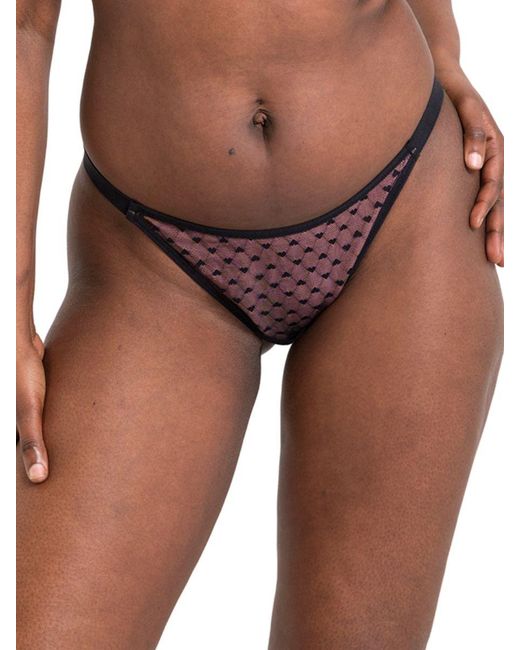 Curvy Kate Brown Boost Heartbreaker Tanga
