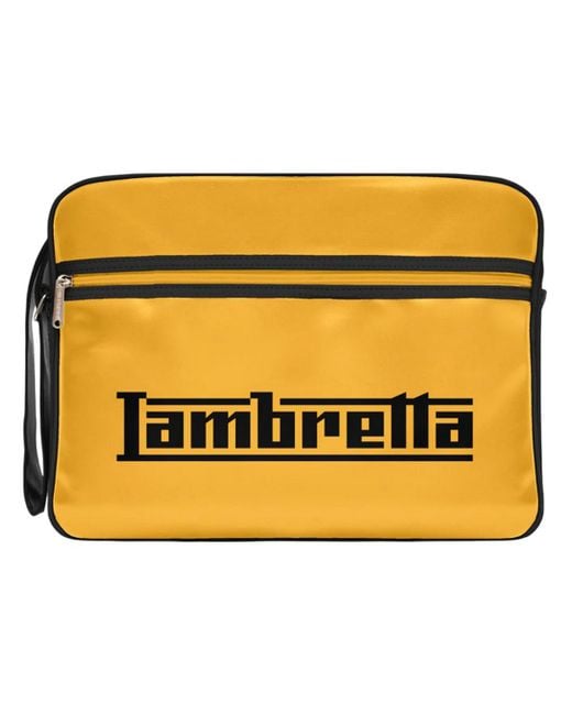 Lambretta Metallic Adult Logo Cabin Bag /Mustard)