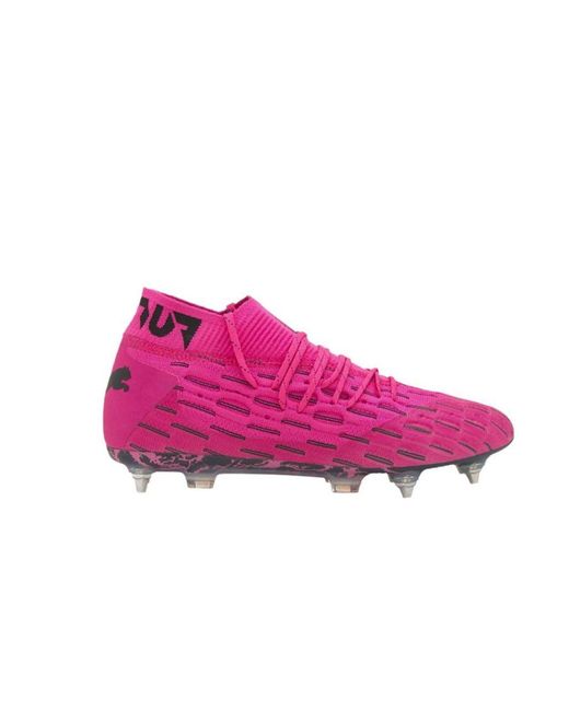 PUMA Pink Future 6.1 Netfit Mxsg Lace-Up Synthetic Football Boots 106178 03 for men
