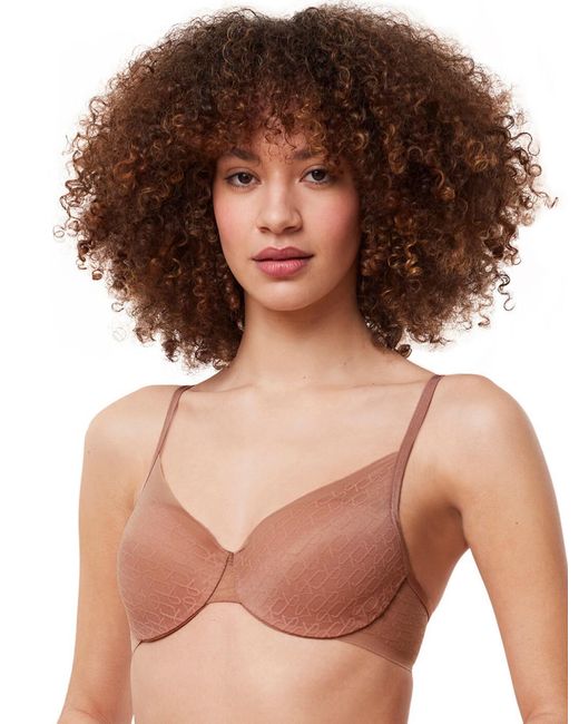 Triumph Brown Signature Sheer Padded Bra