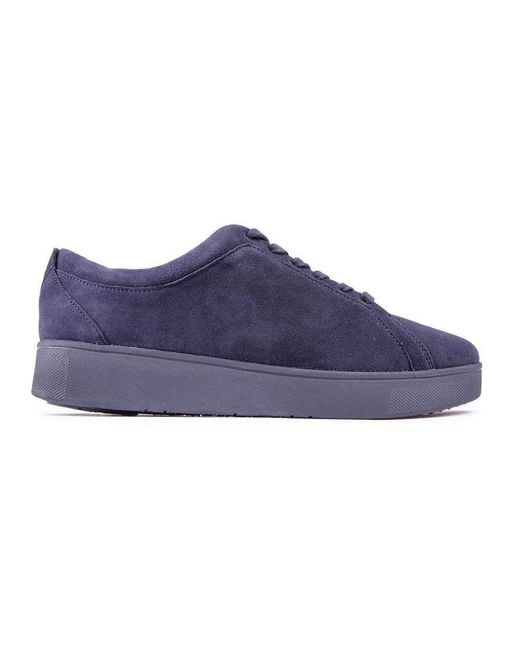 Fitflop Blue Rally Suede Trainers