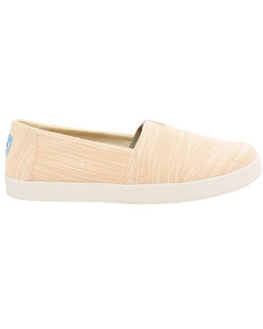 TOMS Natural Alpargata Peach Espadrilles