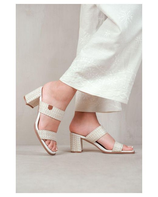 Where's That From White 'Slayed' Extra Wide Fit Statement Platform