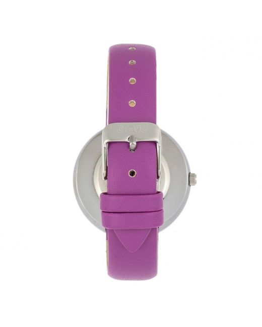 Crayo Purple Metric Watch