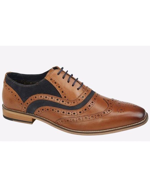 Roamers Brown Canton Leather for men