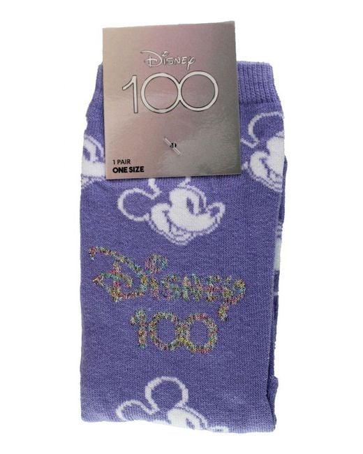 Disney Blue Ladies Socks