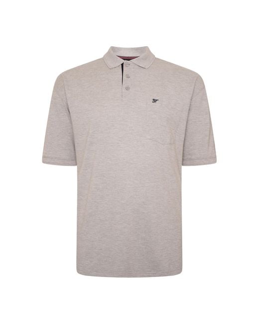 Forge Gray Plus Size Polo Shirt for men