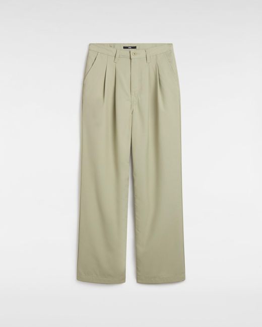 Vans Green Alder Relaxed Pleated Pants