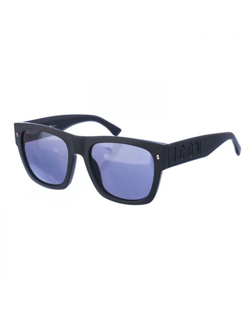 DSquared² Blue Icon0004 Oval-Shaped Acetate Sunglasses for men