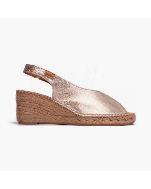 Toni Pons Brown Laila-P Espadrille Platinum