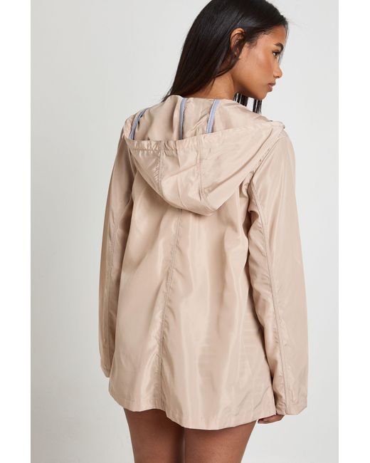 Boohoo Natural Hooded Festival Mac