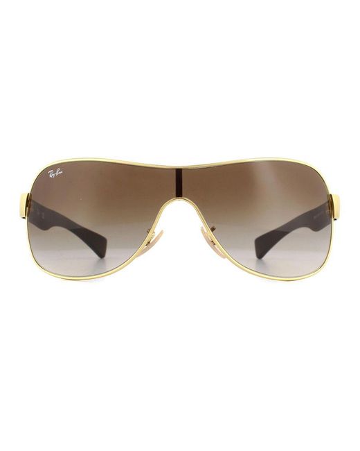Ray-Ban Metallic Sunglasses 3471 001/13 Gradient Metal