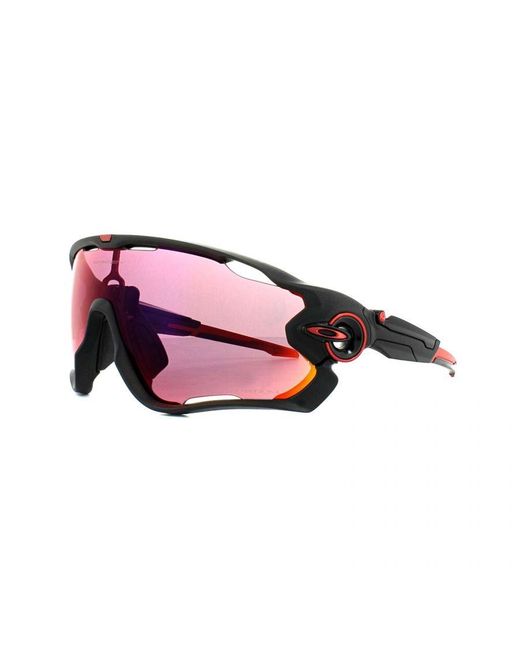Oakley Pink Wrap Matt Prizm Road Sunglasses for men