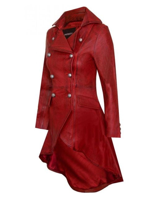Red victorian coat best sale
