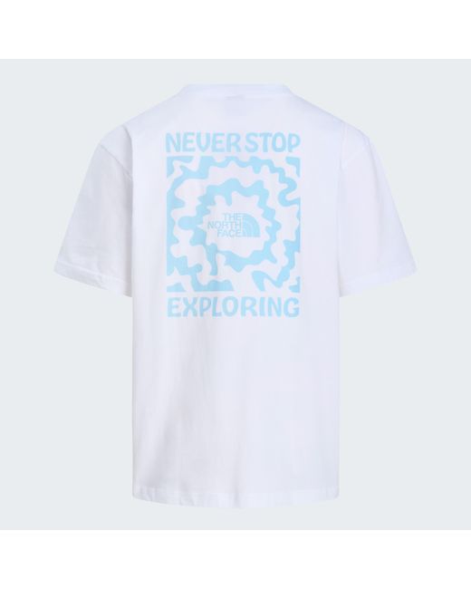 The North Face White M Voyage Ss Tee Oversized for men