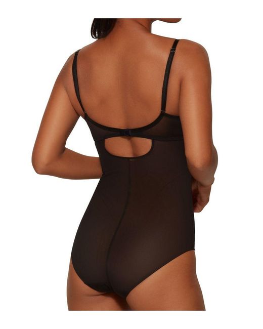 Gossard Black Glitter Bodysuit Polyamide