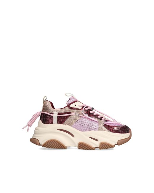 Steve Madden Pink Vault Sneakers Fabric