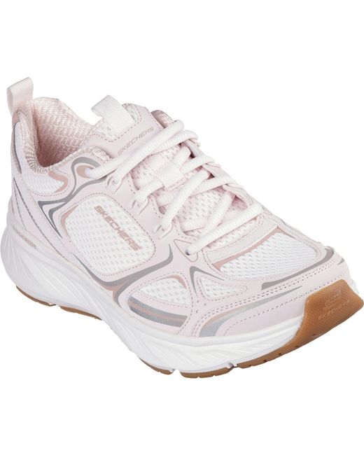 Skechers White Edgerise Eclipse Trainers
