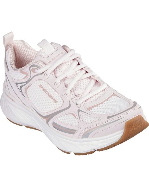 Skechers White Edgerise Eclipse Trainers