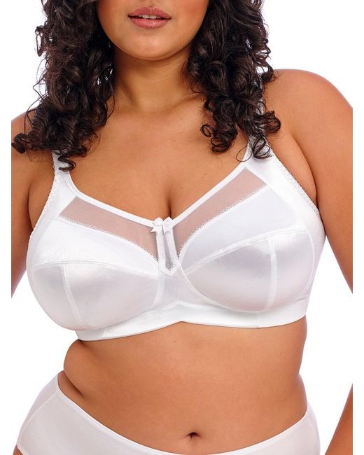 Goddess White Keira Wireless Bra